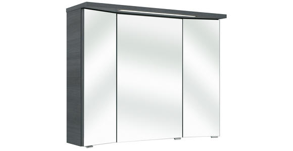 SPIEGELSCHRANK 90/72/20 cm  - Chromfarben/Graphitfarben, KONVENTIONELL, Glas/Holzwerkstoff (90/72/20cm) - Xora