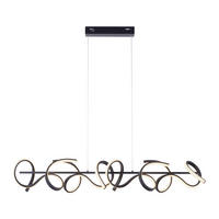 LED-HÄNGELEUCHTE 99/21/135 cm  - Schwarz, Trend, Kunststoff/Metall (99/21/135cm)