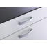 SCHUHSCHRANK Alufarben, Silberfarben, Weiß - Chromfarben/Silberfarben, Design, Glas/Metall (117/97/34cm) - Moderano SCHUHSCHRANK Alufarben, Silberfarben, Weiß - Chromfarben/Silberfarben, Design, Glas/Metall (117/97/34cm) - Moderano