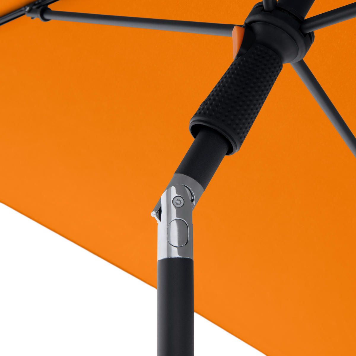 SENČNIK - oranžna/antracit, Basics, kovina/tekstil (190/125cm) - Doppler