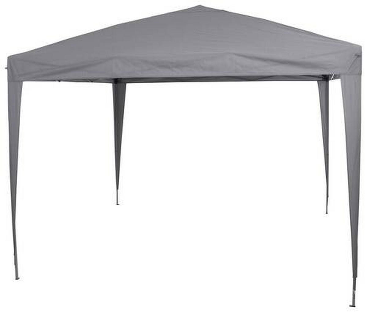 PAVILLON 300/260/300 cm Stahl  - Grau, KONVENTIONELL, Textil/Metall (300/260/300cm) - Siena Garden