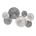 WANDDEKO Metall  - Silberfarben/Schwarz, LIFESTYLE, Metall (93/5/60cm) - Ambia Home