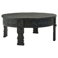 KONFERENČNÍ STOLEK, černá, dřevo, 80/80/36 cm - černá, Moderní, dřevo (80/80/36cm) - MID.YOU