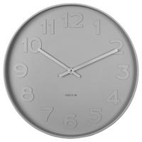 WANDUHR 37,5/37,5/6 cm   - Grau, Basics, Metall (37,5/37,5/6cm) - Karlsson
