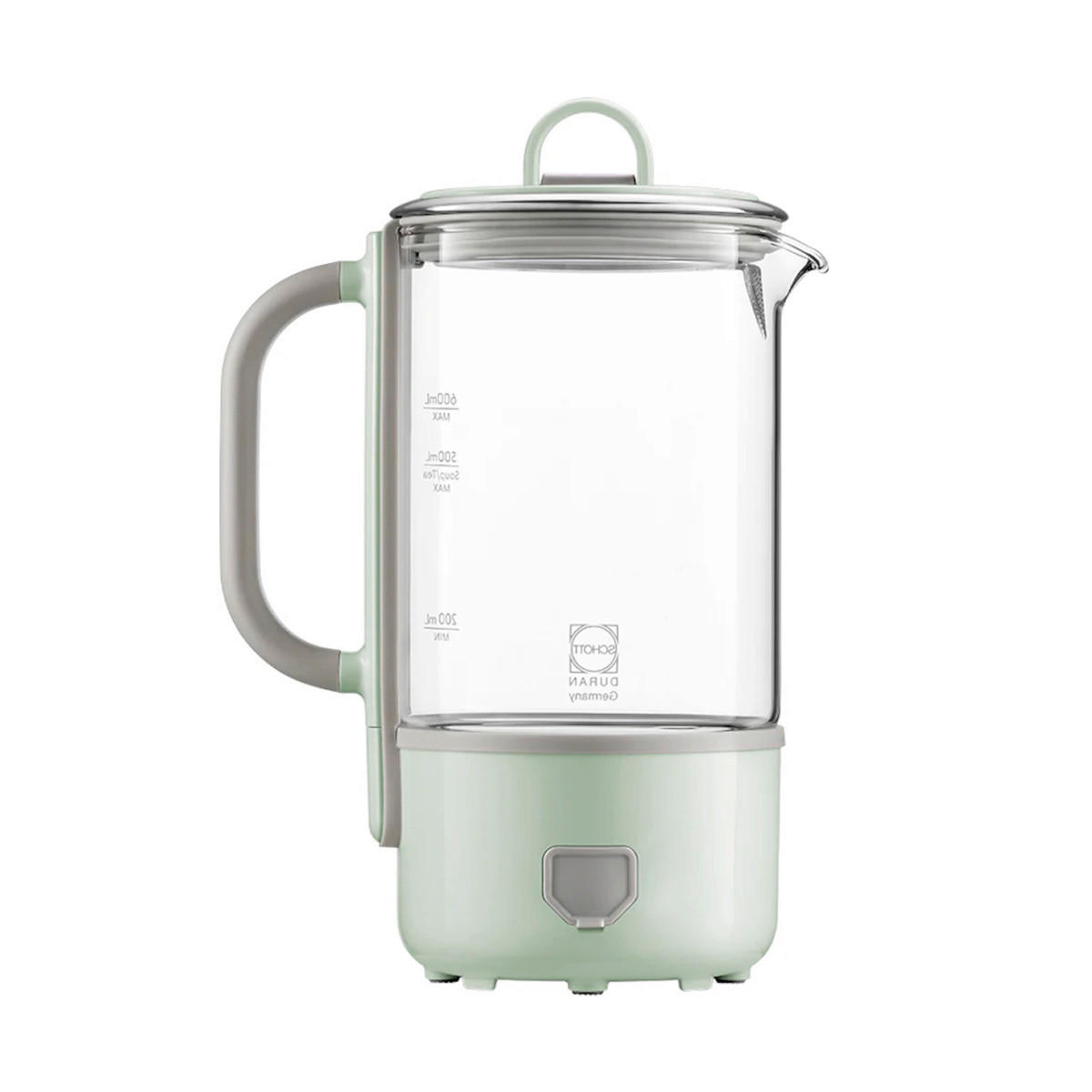 Többfunkciós italkészítő - pasztellzöld, Basics, Üveg (19/16/26cm) - BUYDEEM