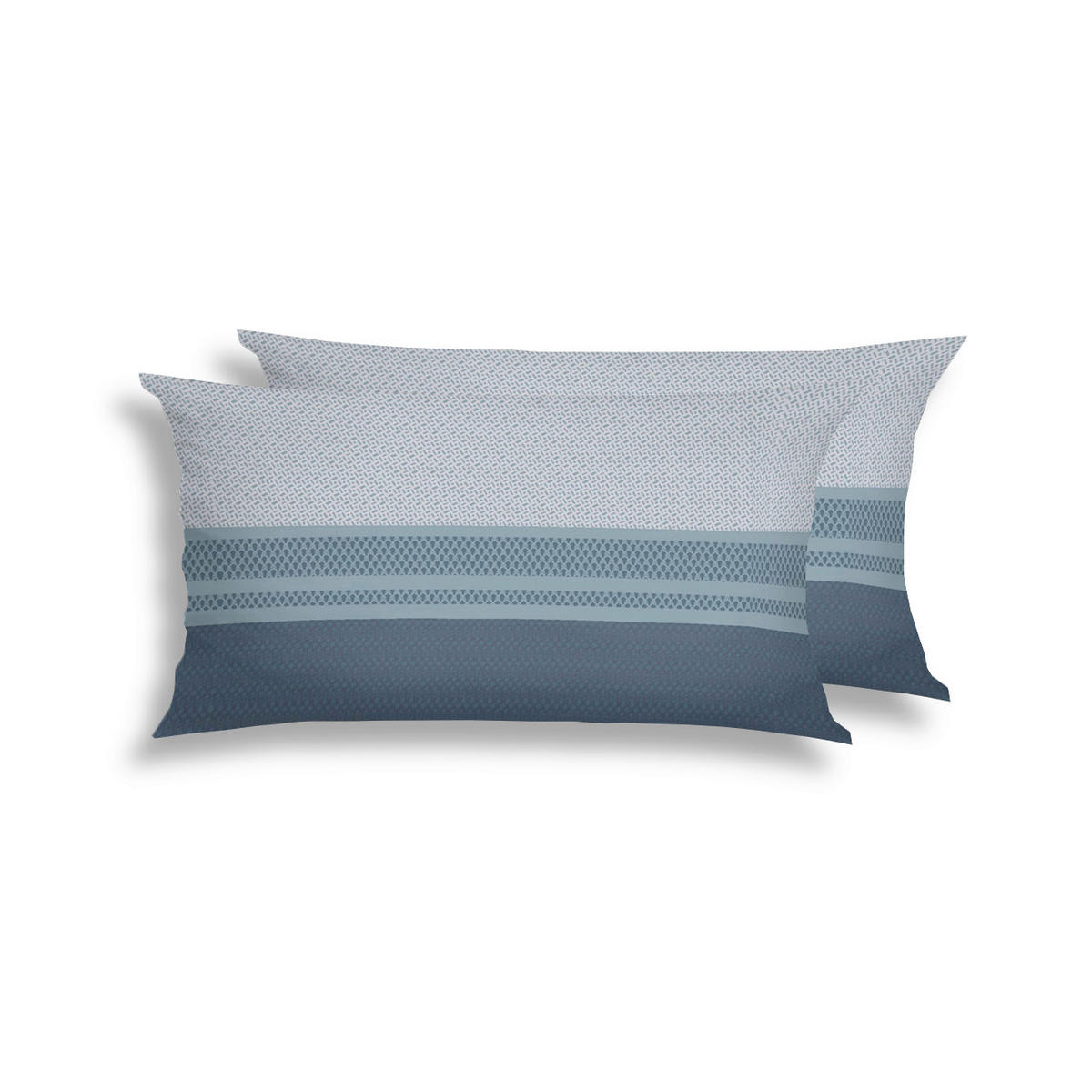 KOPFPOLSTERBEZUG 40/80 cm  - Blau, Design, Textil (40/80cm) - Florella