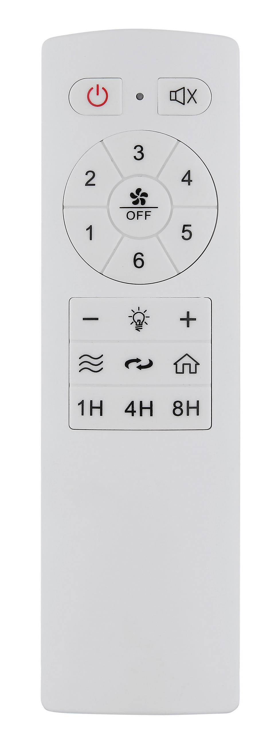 DECKENVENTILATOR - Schwarz/Weiß, Basics, Kunststoff/Metall (22,6/131,50cm) - Globo