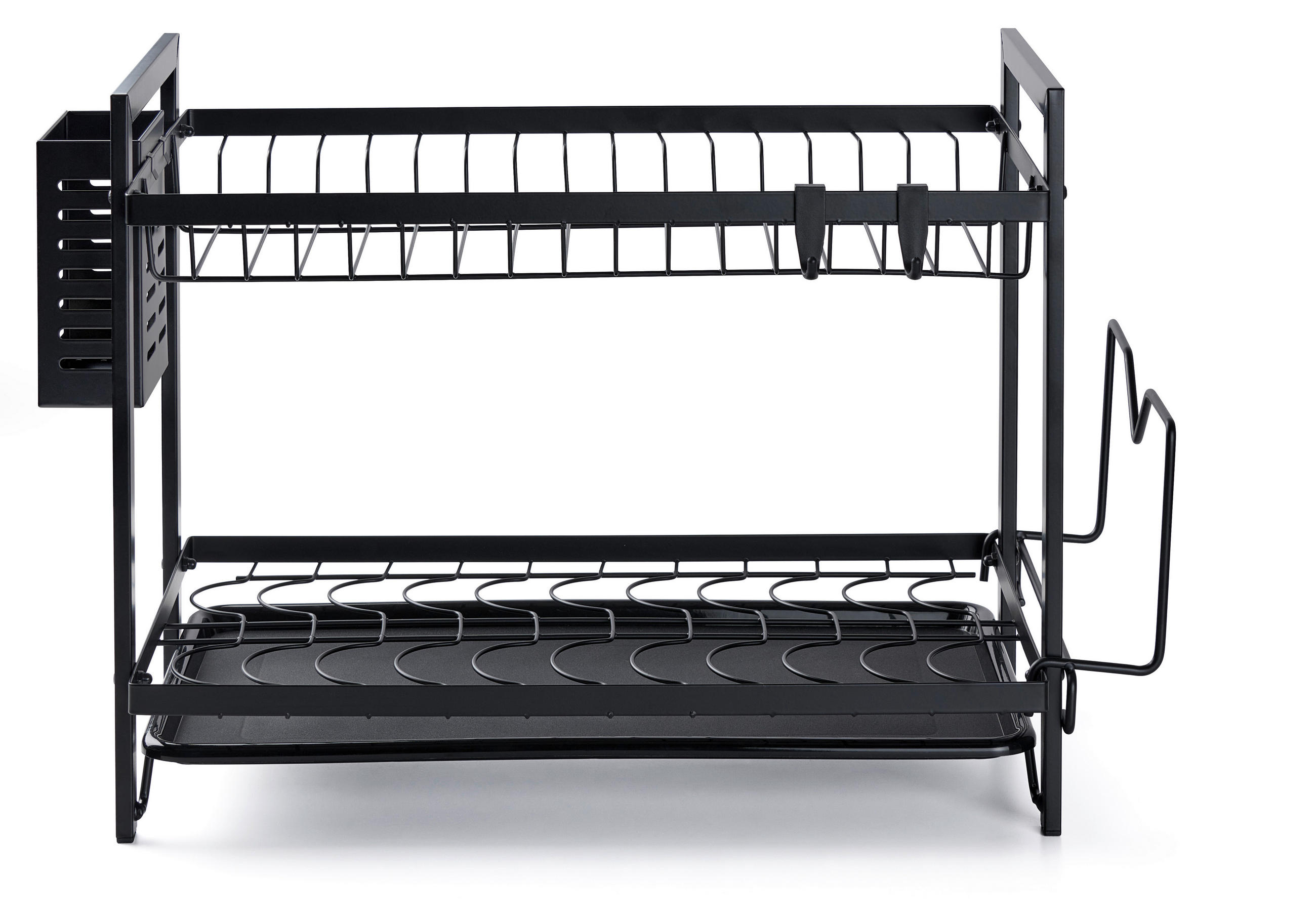 AVRINNINGSSTÄLL  - svart, Basics, metall/plast (52,5/24,5/34cm) - Homeware Profession.