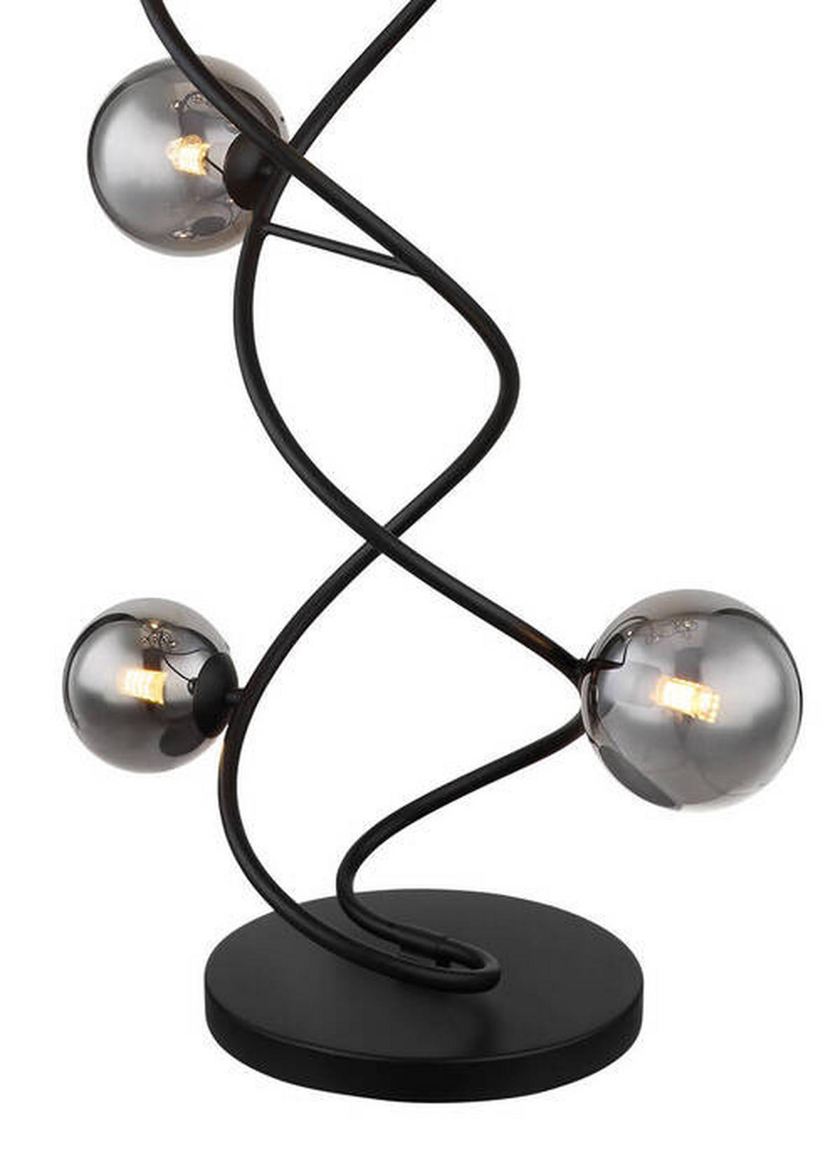 LED SVJETILJKA PODNA  - crna, Design, staklo/metal (42,5/40/162cm) - Globo
