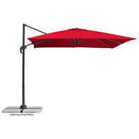 AMPELSCHIRM 270 cm Rot  - Anthrazit/Rot, Basics, Textil/Metall (338/239/270cm) - Schneider