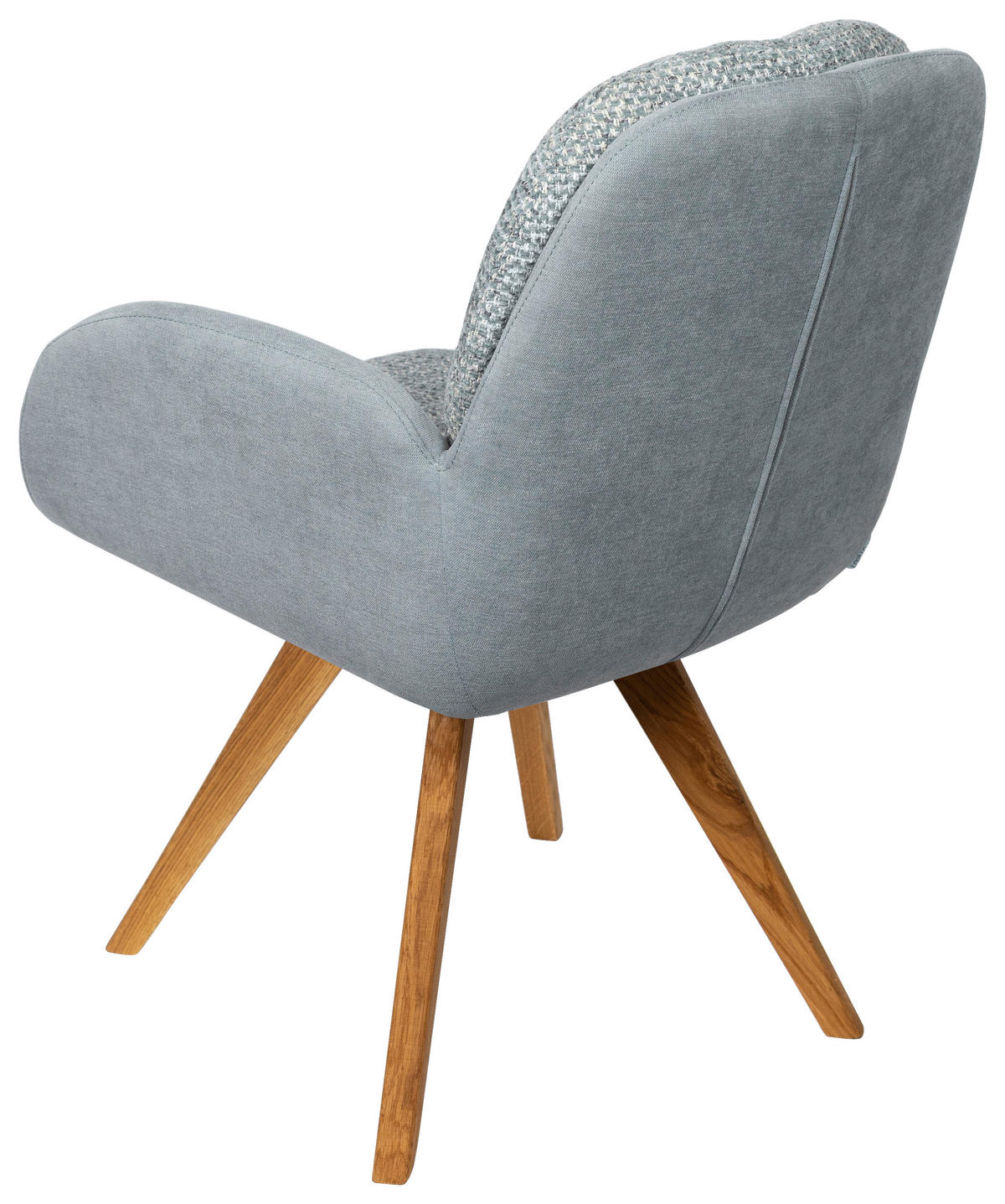 ARMLEHNSTUHL  in Webstoff  - Jadegrün/Eichefarben, Design, Holz/Textil (59/90/64cm) - Linea Natura
