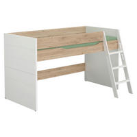 SPIELBETT 90/200 cm Eichefarben, Weiß  - Eichefarben/Weiß, Design (90/200cm) - Paidi