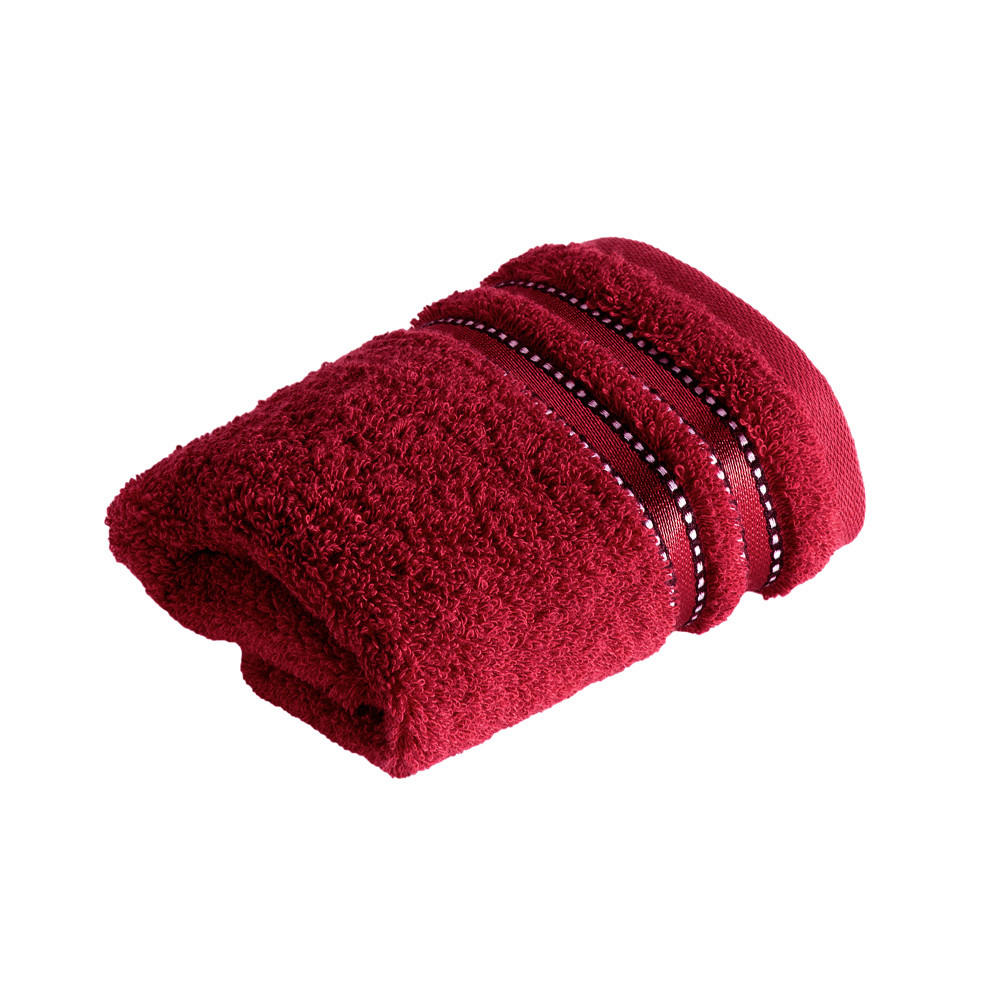 Vossen Seiftuch Cult de Luxe Rot 30x30 cm