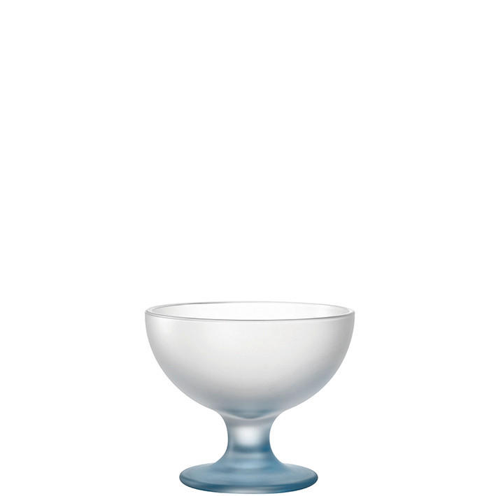EISSCHALE  - Transparent/Hellblau, Design, Glas (12,00/10,00/12,00cm) - Leonardo