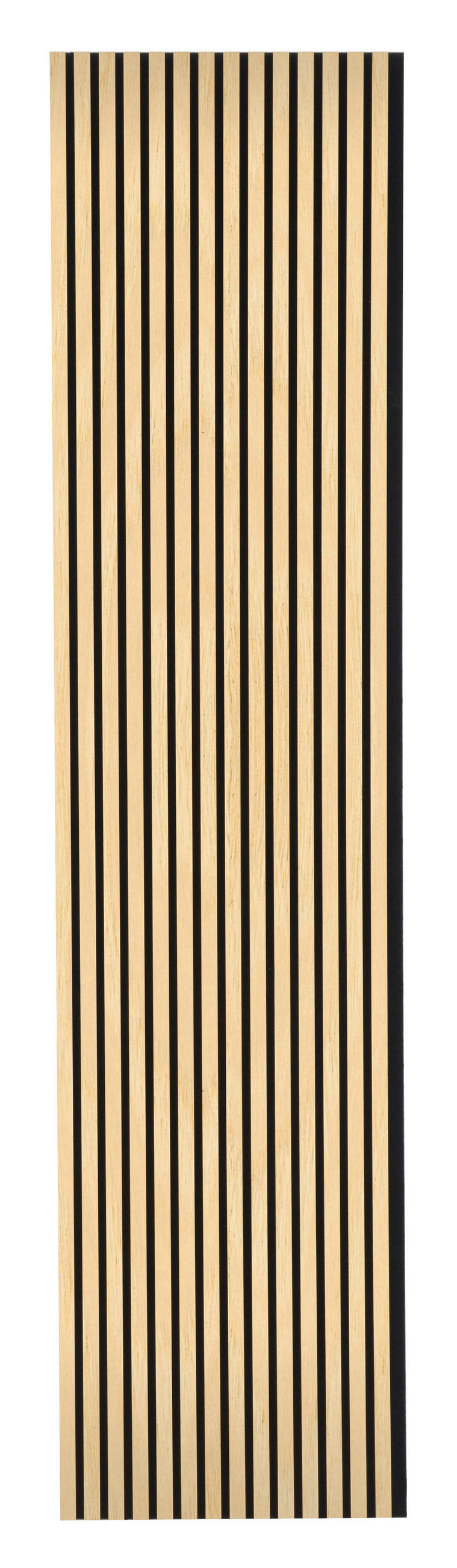 AKUSTIKPANEEL Esche furniert 57.25/1.9/240 cm  - Eschefarben, KONVENTIONELL, Holzwerkstoff/Textil (57.25/1.9/240cm)