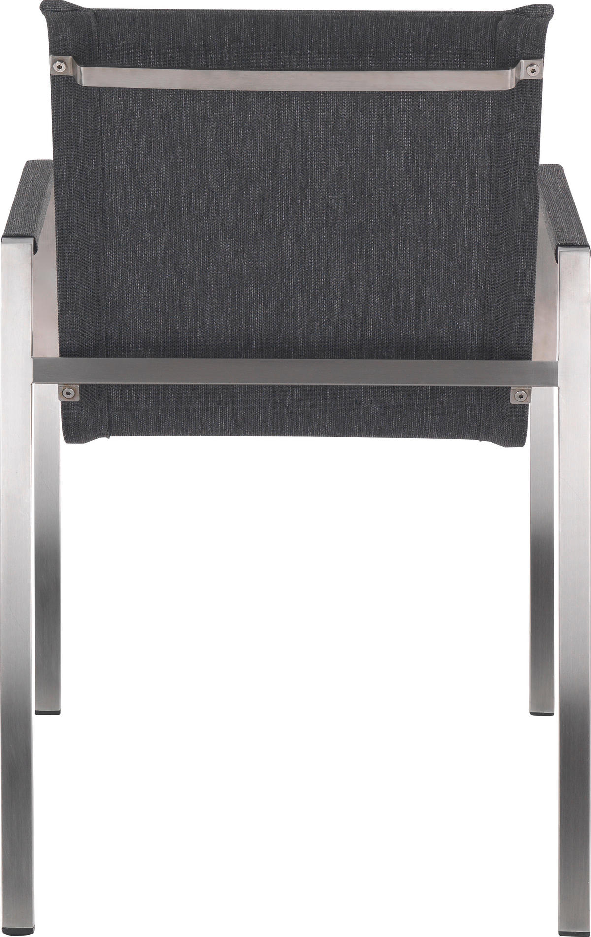 STOHOVATELNÉ KŘESLO, kov, textil - tmavě šedá/barvy nerez oceli, Design, kov/textil (56/91/65,50cm) - Amatio