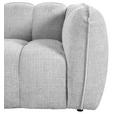 ECKSOFA in Chenille Hellgrau 172/272 cm - Hellgrau/Schwarz, KONVENTIONELL, Kunststoff/Textil (172/272cm) - Carryhome