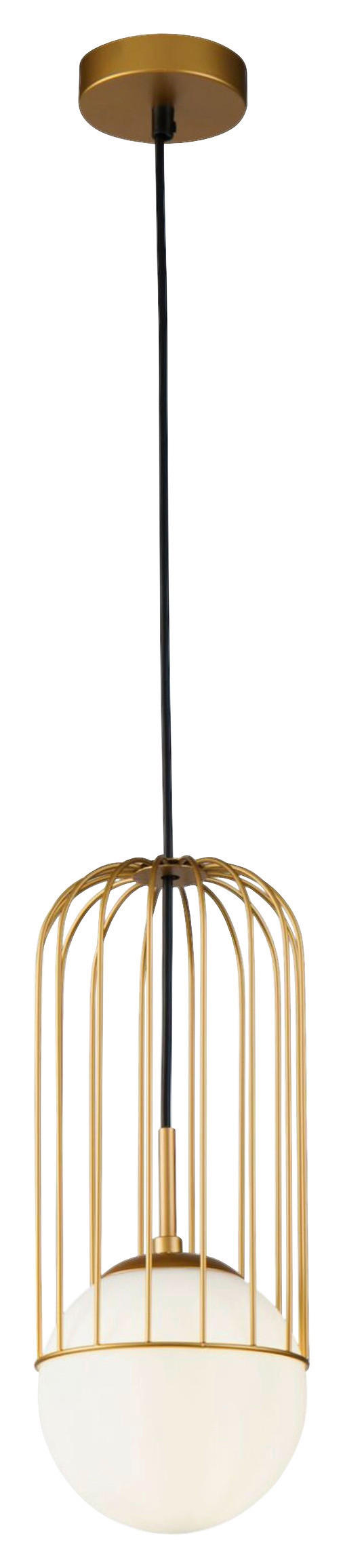 PENDELLEUCHTE 15/37,5 cm   - Goldfarben, Basics, Glas/Metall (15/37,5cm) - MAYTONI