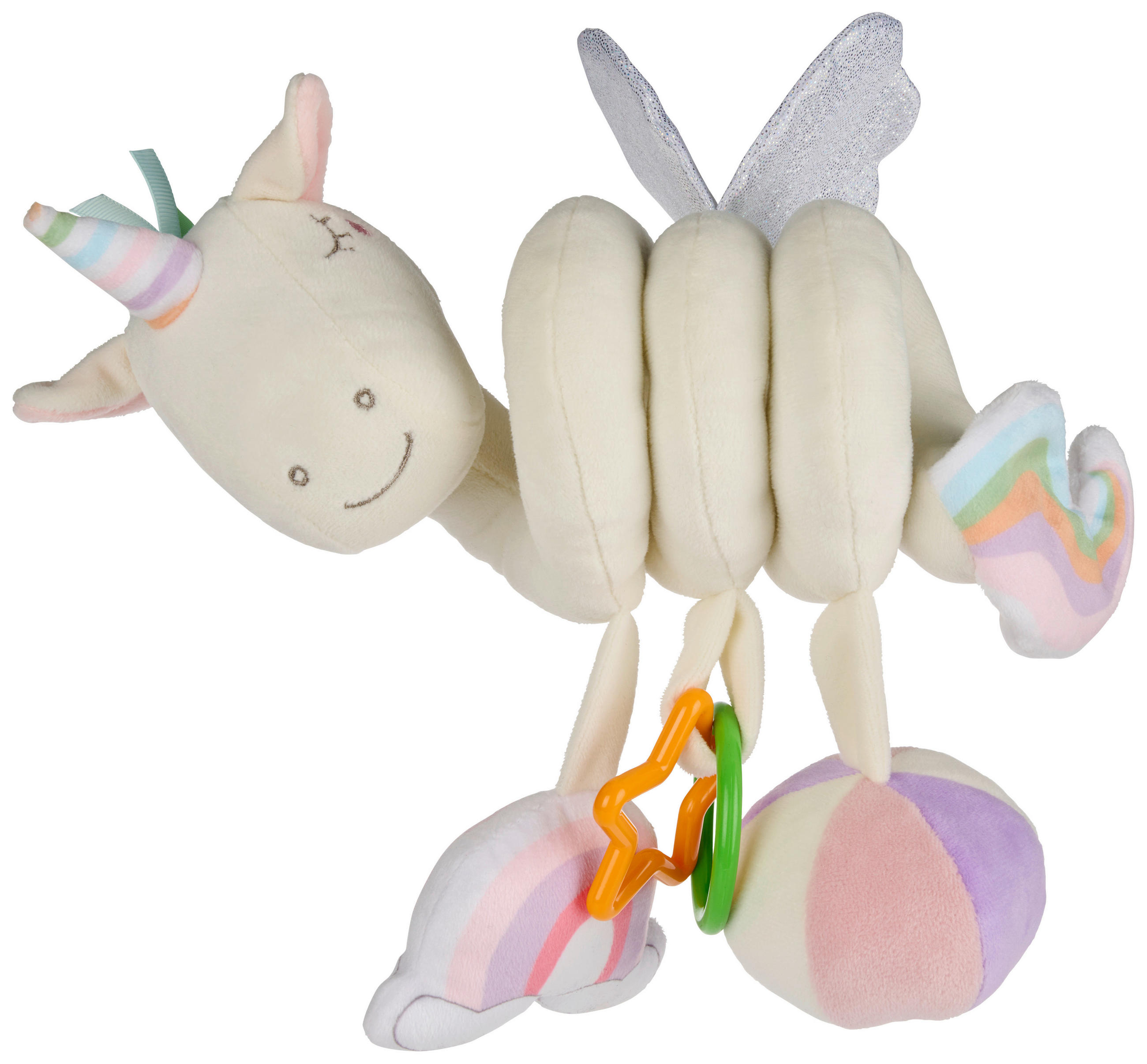 BABYSCHALENMOBILE Samy  - Weiß, Trend, Kunststoff/Textil (25cm) - Patinio