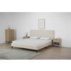 POLSTERBETT 180/200 cm,  in Beige, Lattenrost,  - Beige/Schwarz, Design, Holz/Kunststoff (180/200cm) - Boxxx