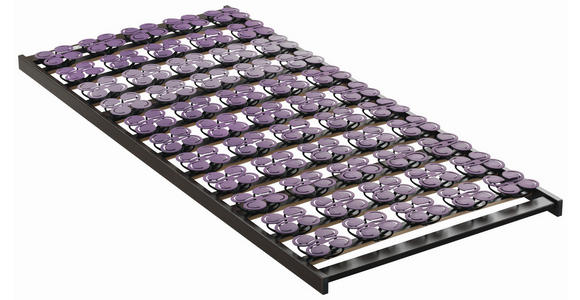 TELLERLATTENROST 80/190 cm Buche  - Wengefarben/Violett, Basics, Holz (80/190cm) - Novel