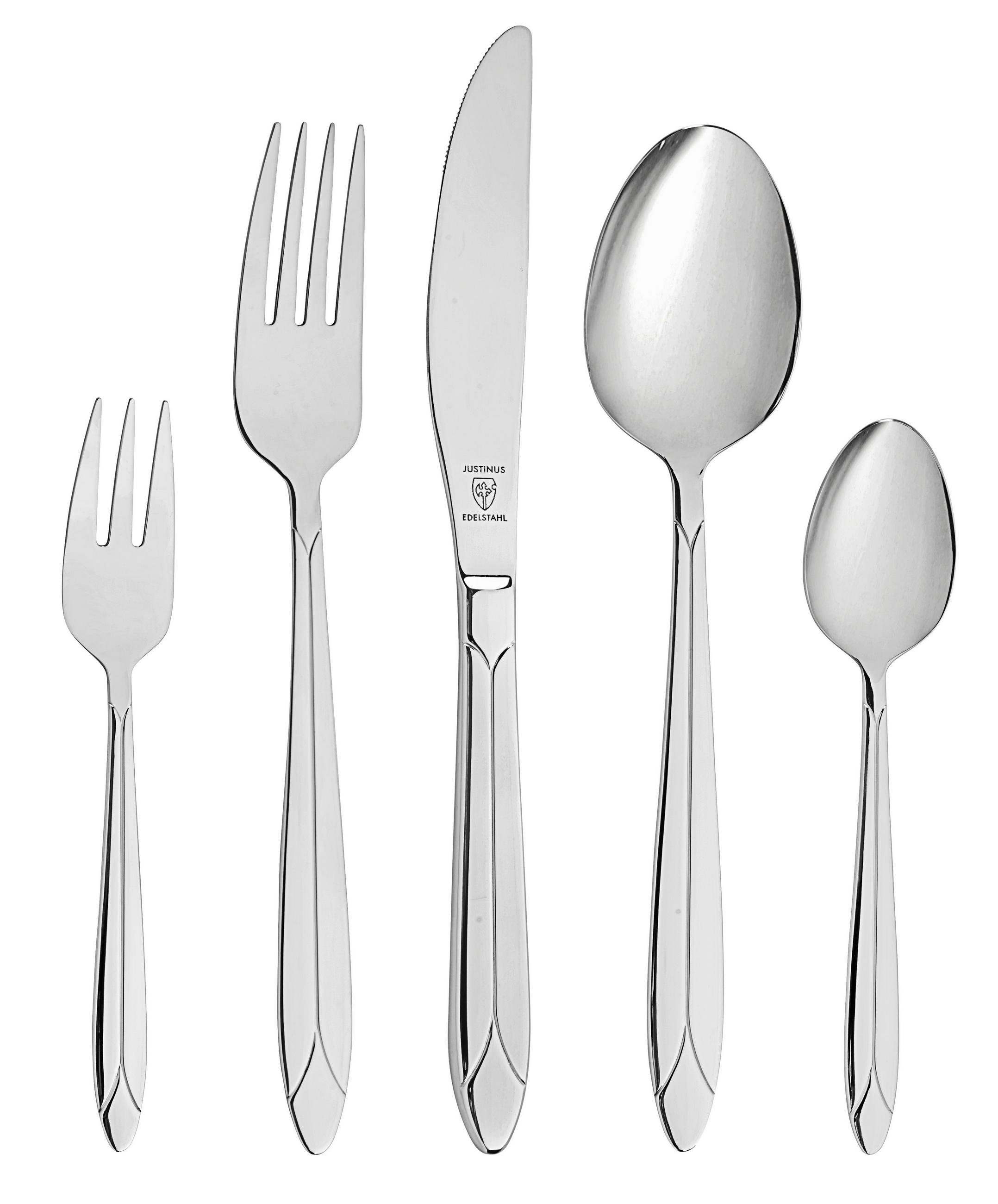 BESTICKSET Classic  60 delar  - stålfärgad, Basics, metall - Justinus
