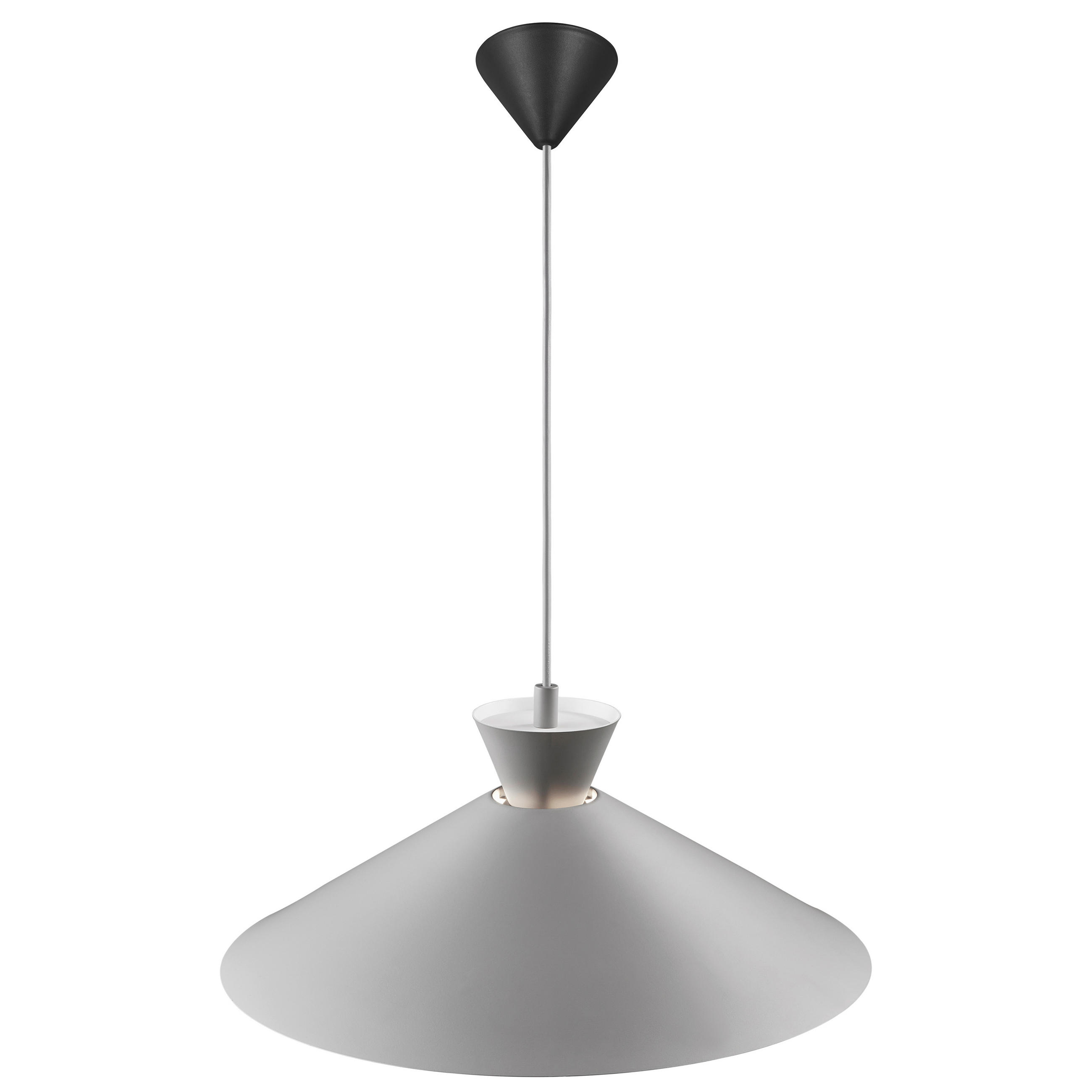 HÄNGELEUCHTE Dial 45/17,5 cm   - Grau, MODERN, Metall (45/17,5cm) - Nordlux