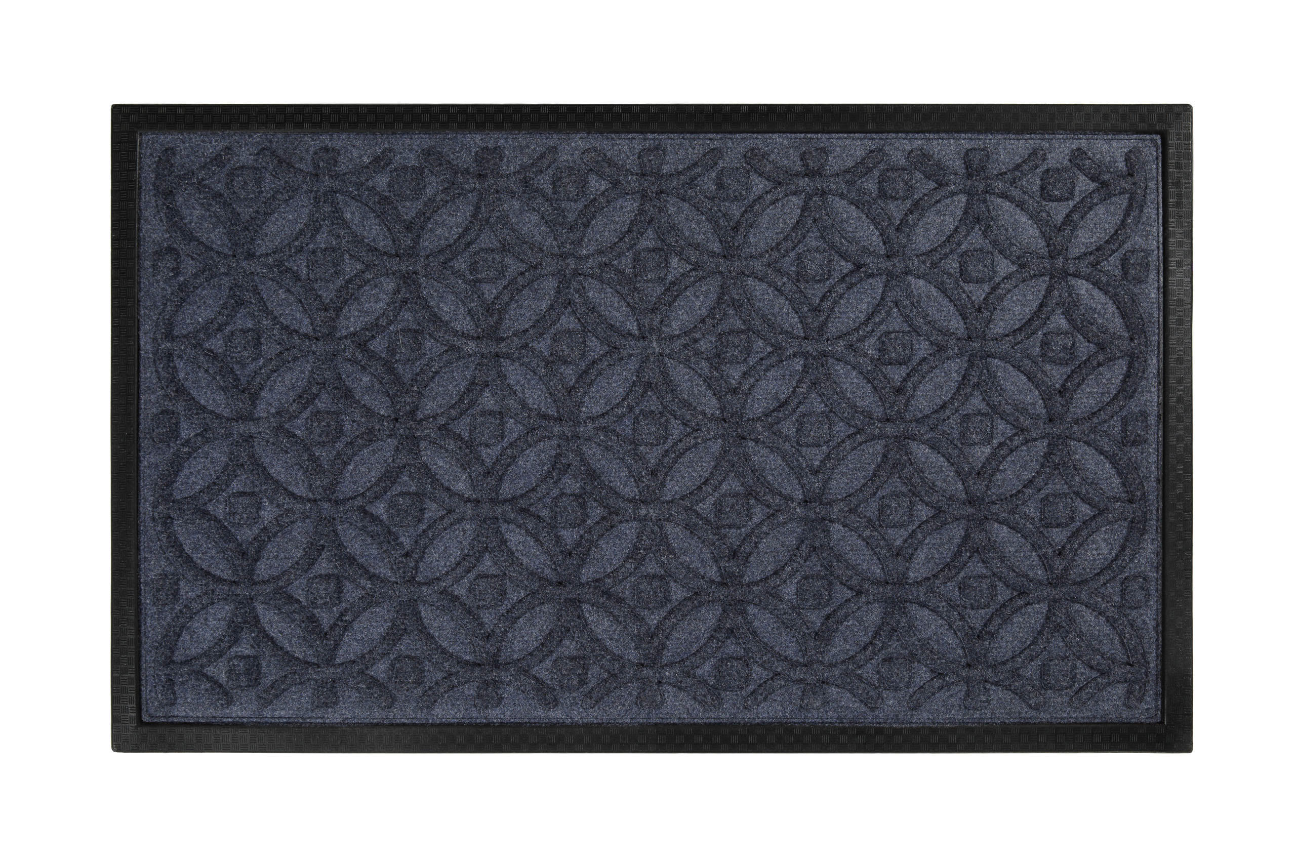 Wecon Home Fussmatte Midnight Mosaic Graublau 60x90 cm