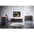 SIDEBOARD  in 184/93/42 cm  - Schwarz/Graphitfarben, Design, Holzwerkstoff/Kunststoff (184/93/42cm) - Xora