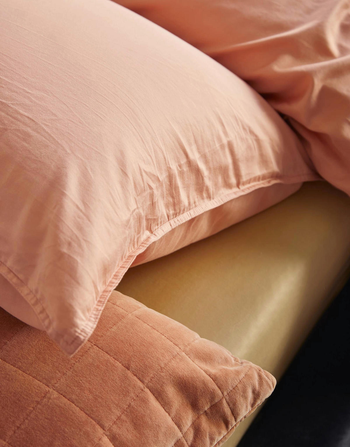 BETTWÄSCHE MINTE Satin 135/200 cm  - Terracotta, Basics, Textil (135/200cm) - Essenza
