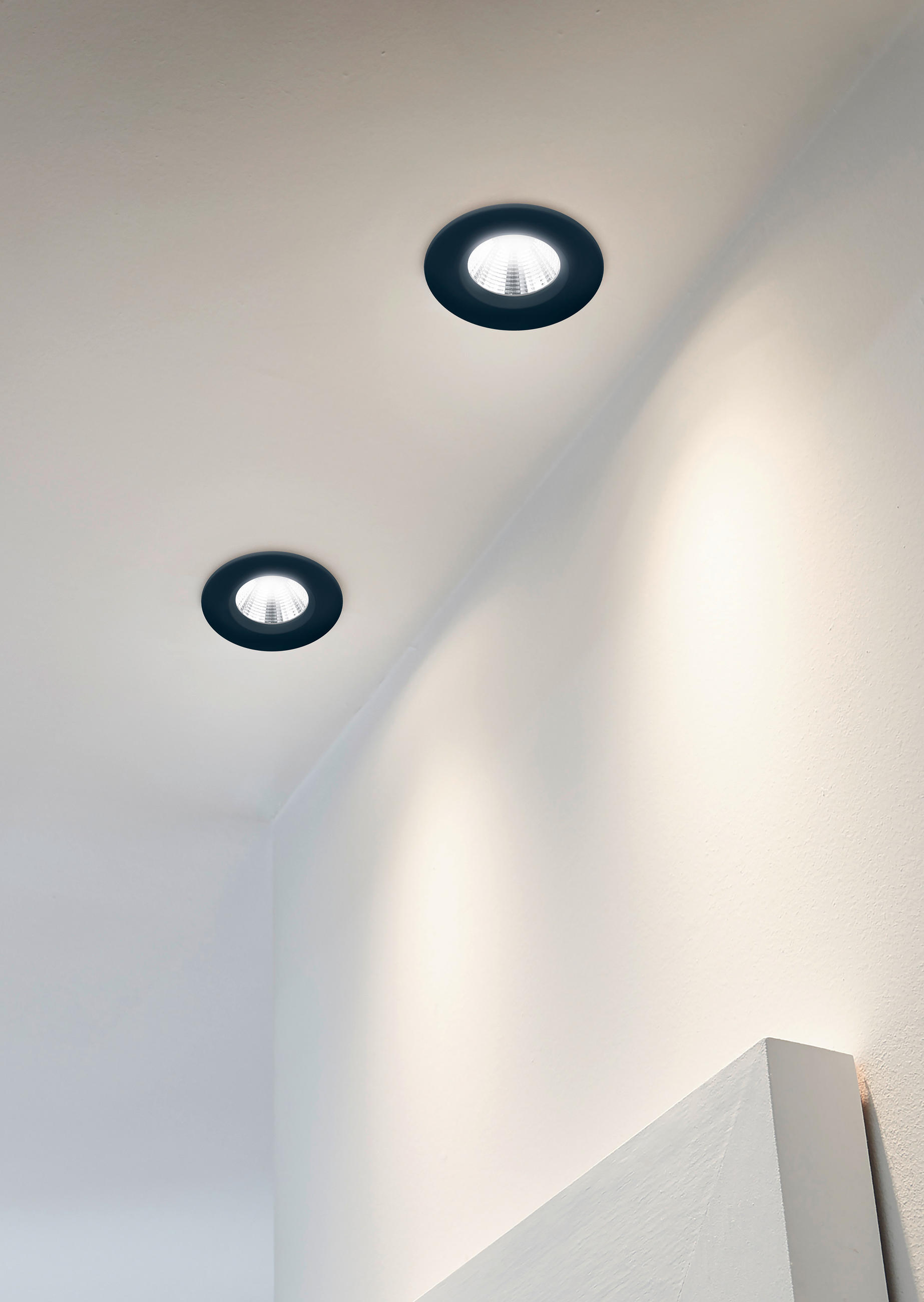 LED-STRAHLER - Schwarz, Basics, Kunststoff/Metall (5,4/8,5cm) - Trio Leuchten