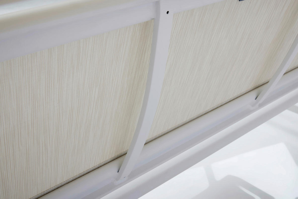 HOLLYWOODSCHAUKEL 169/189/228 cm Weiß, Beige  - Beige/Weiß, Basics, Textil/Metall (169/189/228cm) - Kettler