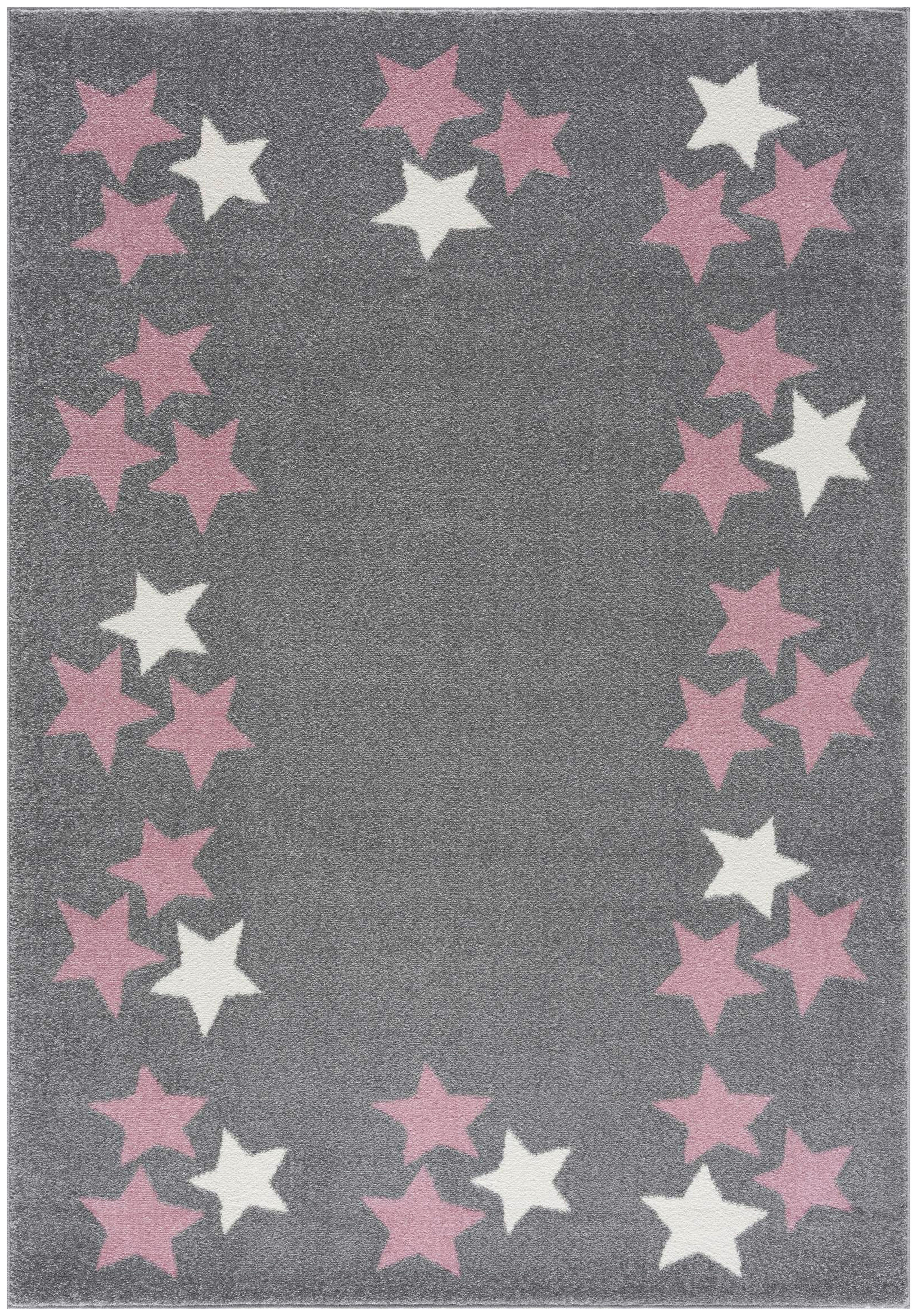 KINDERTEPPICH Happy Rugs  - Silberfarben, Design, Textil (120/180cm)
