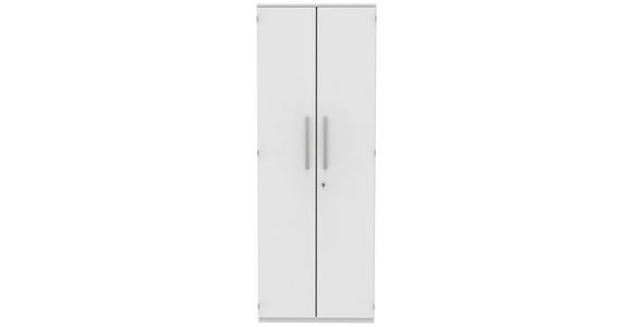 AKTENSCHRANK Weiß  - Weiß, KONVENTIONELL, Holzwerkstoff (80/217,4/43cm) - Moderano