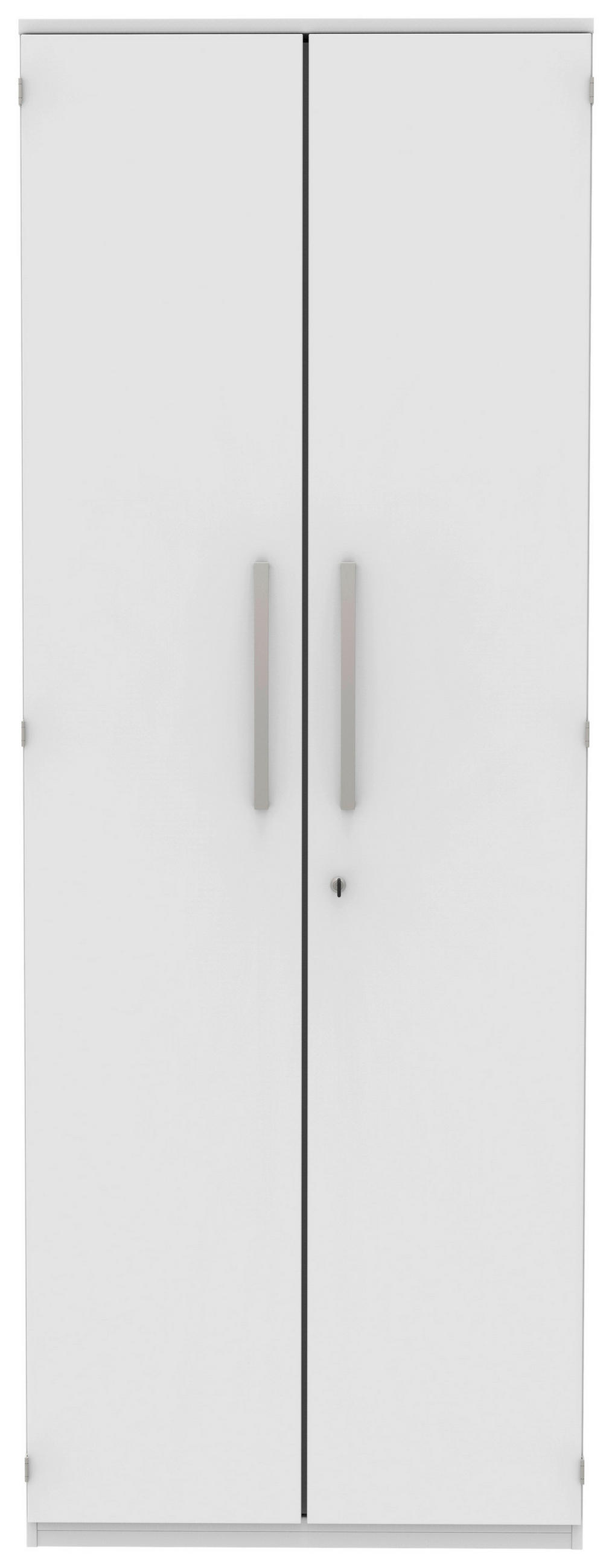 AKTENSCHRANK Weiß  - Weiß, KONVENTIONELL, Holzwerkstoff (80/217,4/43cm) - Moderano
