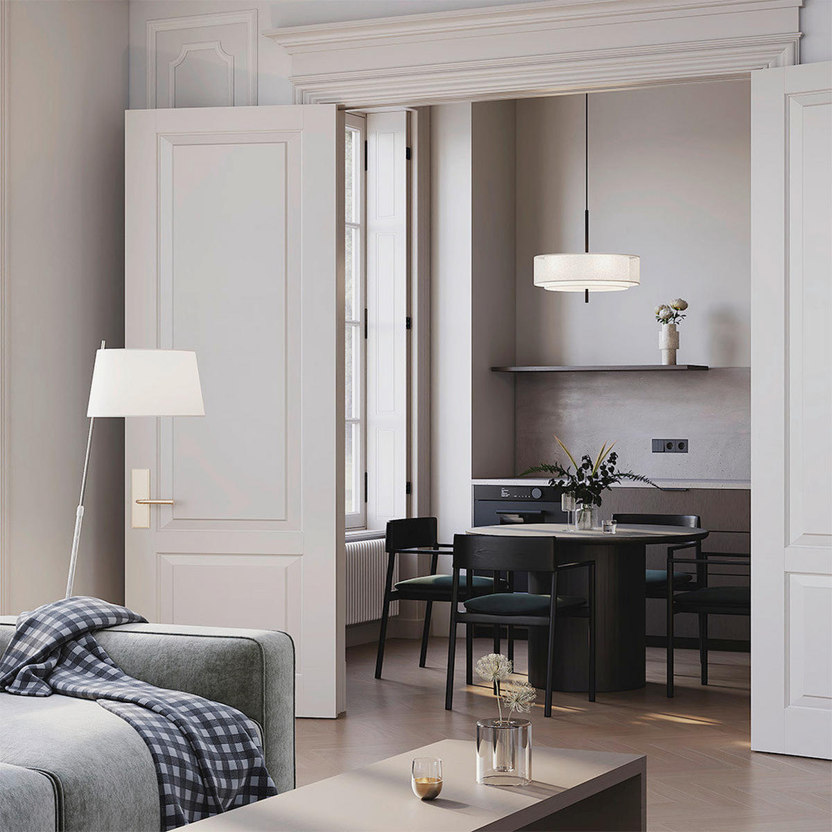 PENDELLAMPA Bergamo 50/346 cm  - svart, Design, metall (50/346cm) - MAYTONI