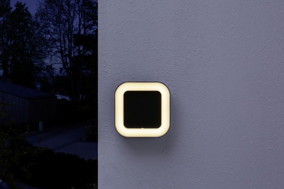LED-WANDLEUCHTE Endura Style Square 20,2/20,2/4,5 cm   - Weiß, Basics, Kunststoff/Metall (20,2/20,2/4,5cm) - Ledvance