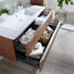 BADEZIMMER - Eichefarben/Weiß, Design, Glas/Holz (120cm) - Novel BADEZIMMER - Eichefarben/Weiß, Design, Glas/Holz (120cm) - Novel