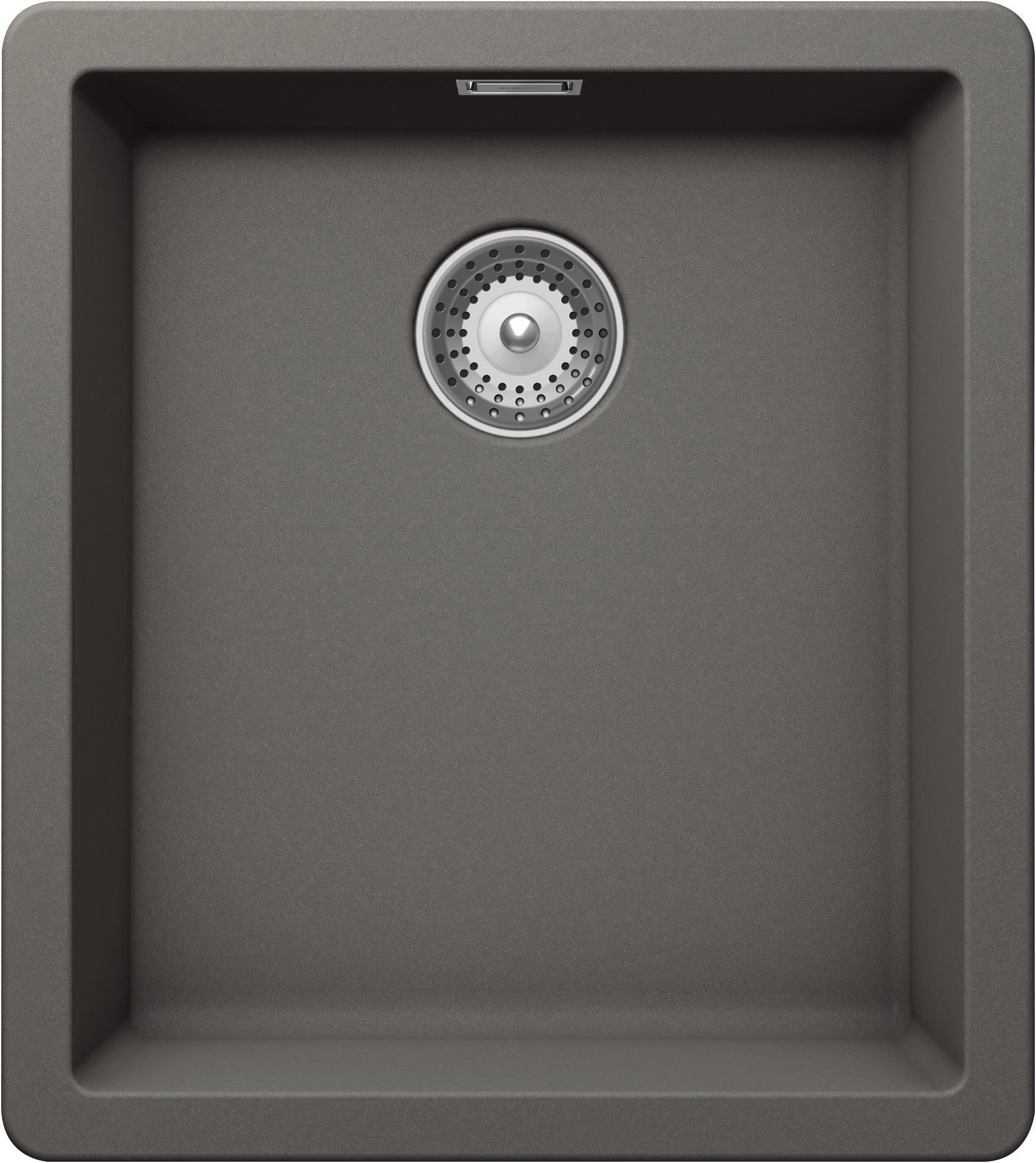 SPÜLE GREN100SASIL  - Grau, Basics, Stein (40,6/45,6cm) - Schock