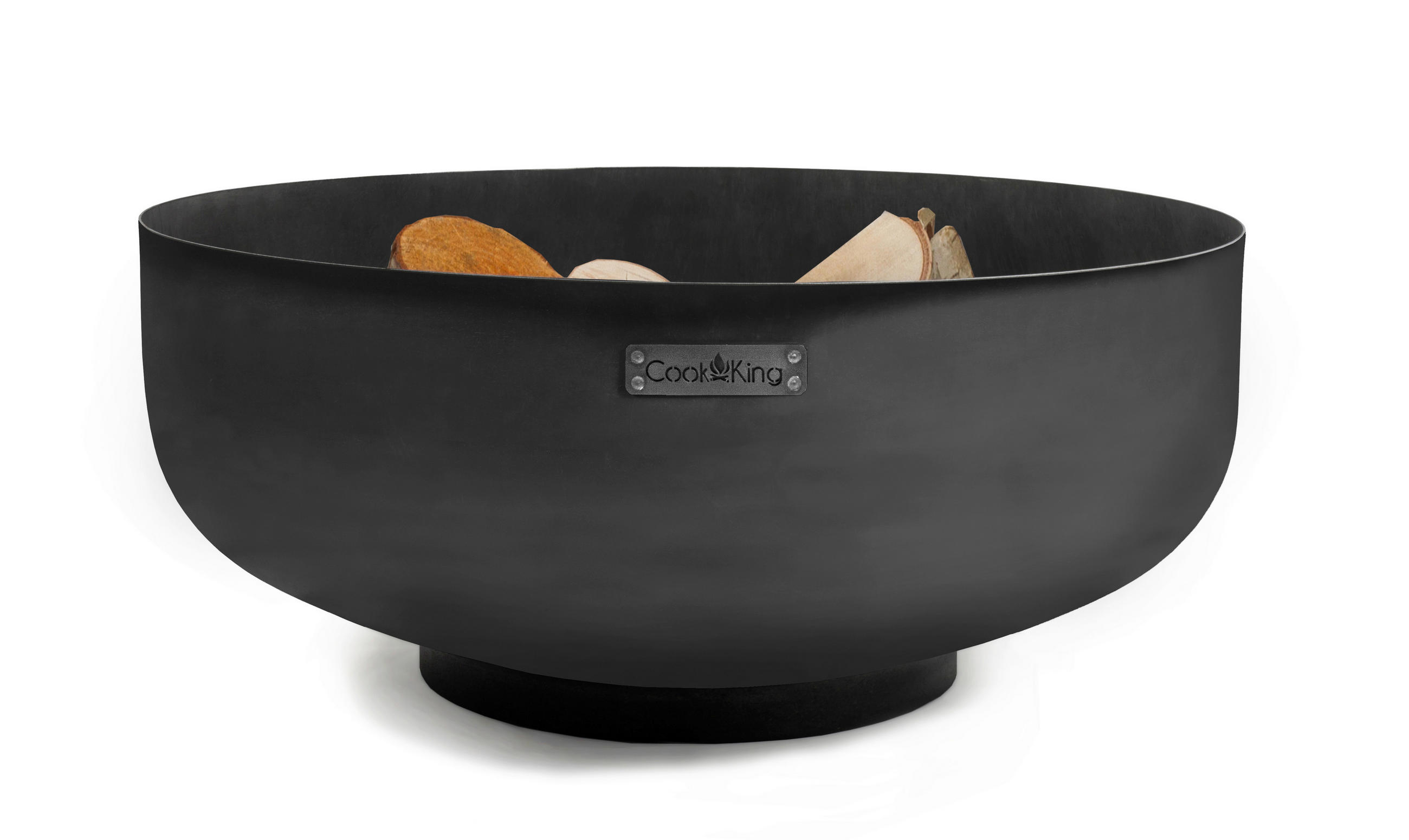 FEUERSCHALE  - Schwarz, Basics, Metall (80/35cm)