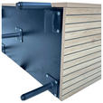 HIGHBOARD LINO in 80/95/40 cm - Eichefarben/Schwarz, Design, Holzwerkstoff/Metall (80/95/40cm) - Xora