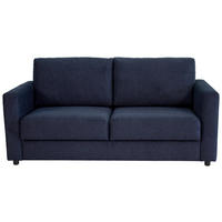 KANAPÉÁGY textil sötétkék  - sötétkék/fekete, Konventionell, textil (178/85/90cm) - Xora