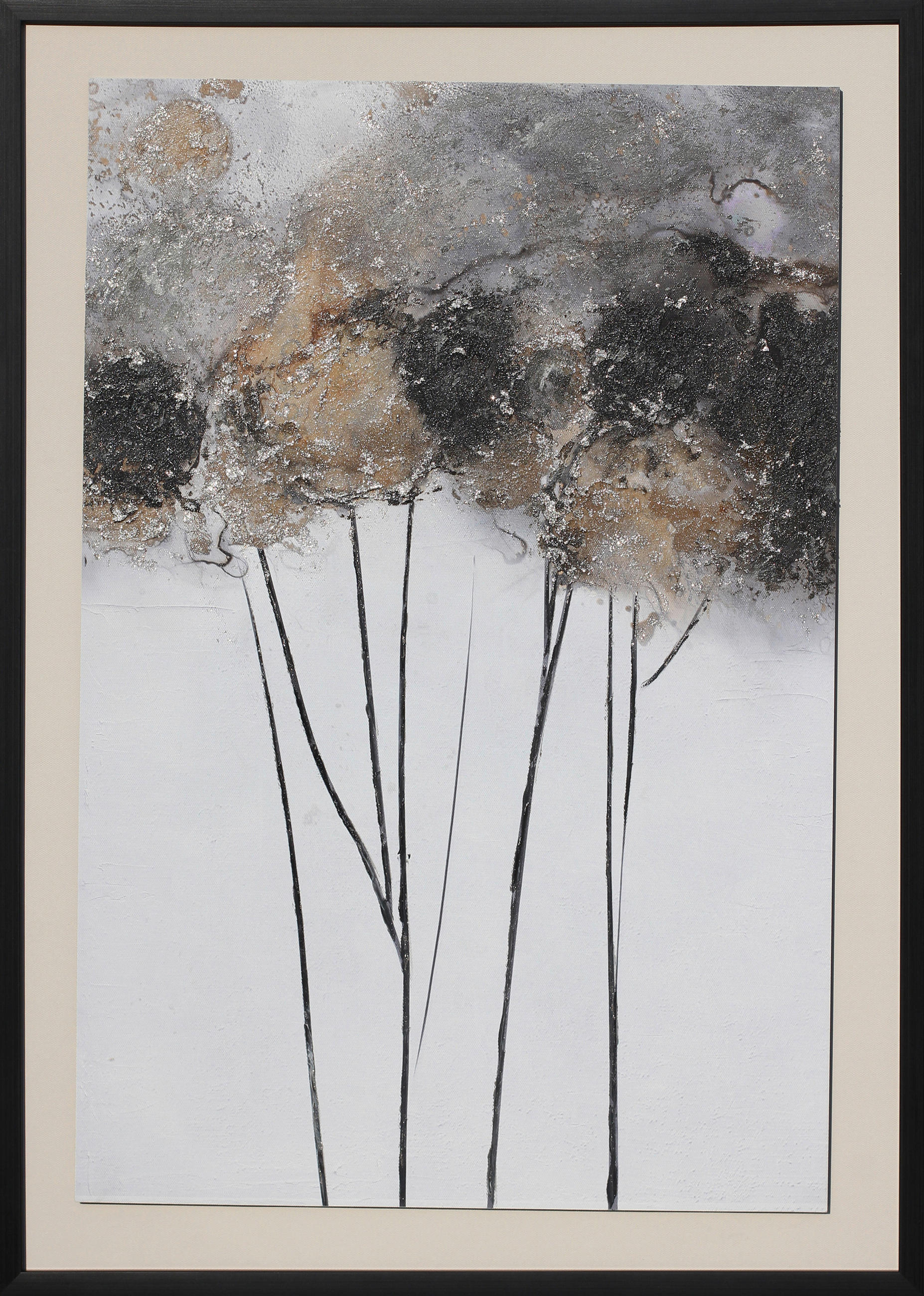 Monee UMELECKÁ TLAČ, stromy, 50/70 cm