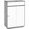 SCHUHSCHRANK  in 72/103/37 cm  - Eichefarben/Weiß, Design, Holz/Holzwerkstoff (72/103/37cm) - Novel