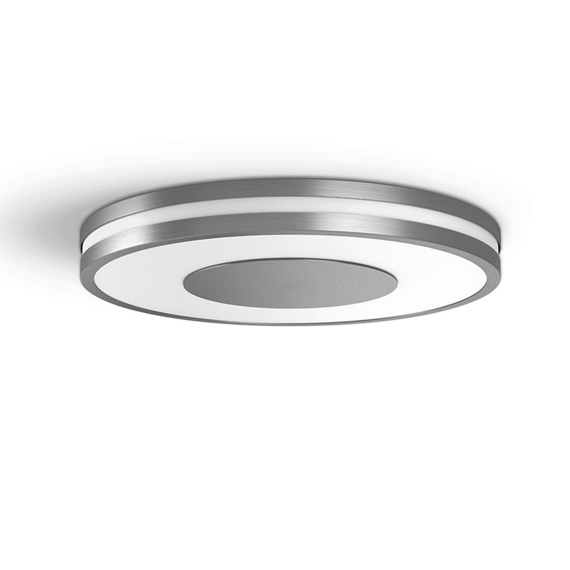 LED-DECKENLEUCHTE White Ambiance Being 34,8/5,1 cm   - Silberfarben, Design, Metall (34,8/5,1cm) - Philips HUE