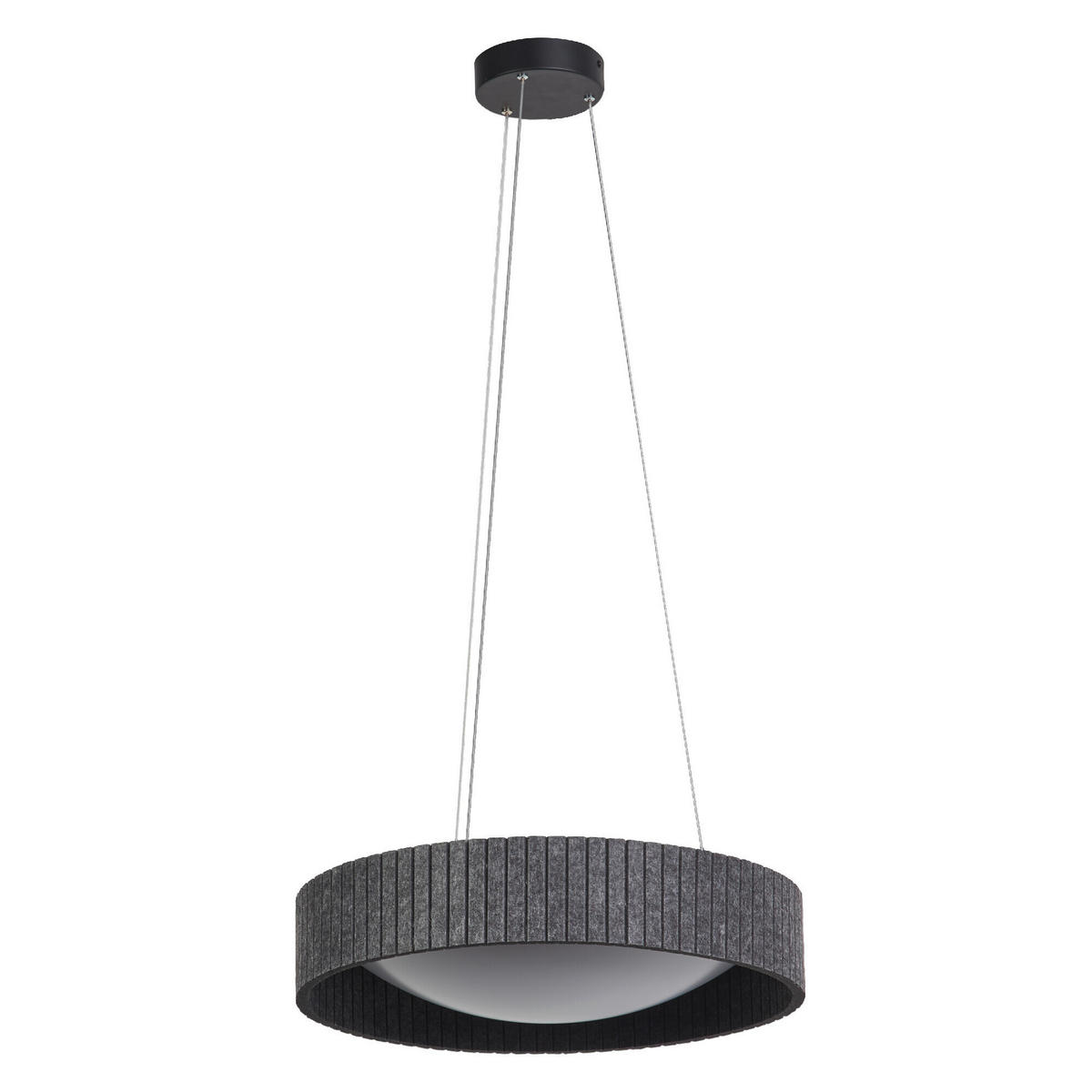 LED-PENDELLEUCHTE 50/150 cm   - Dunkelgrau, Natur, Kunststoff/Textil (50/150cm) - Ledvance