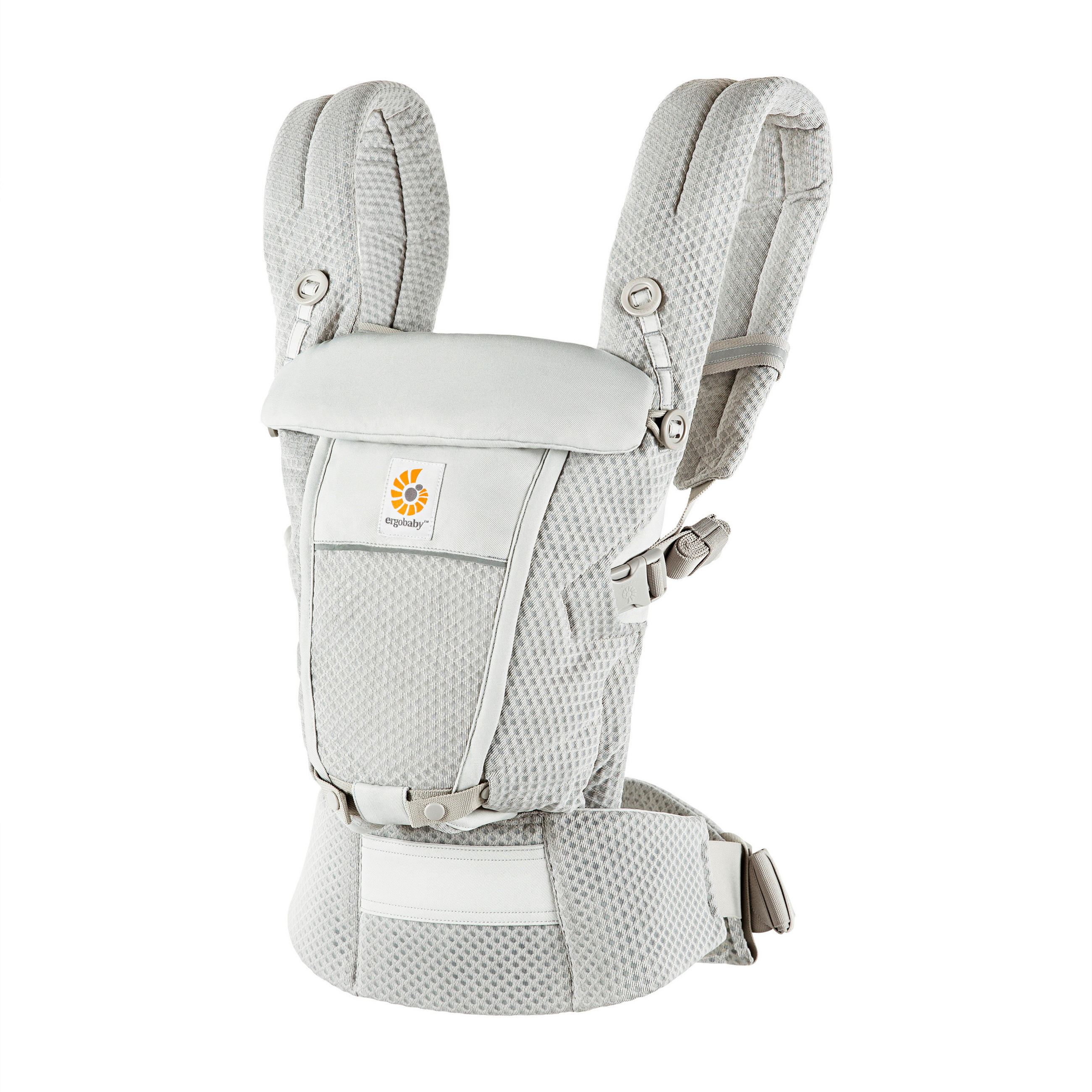 BABYTRAGE Adapt Soft Flex Mesh  - Hellgrau, Basics, Textil (26,8/17/17cm) - Ergo Baby