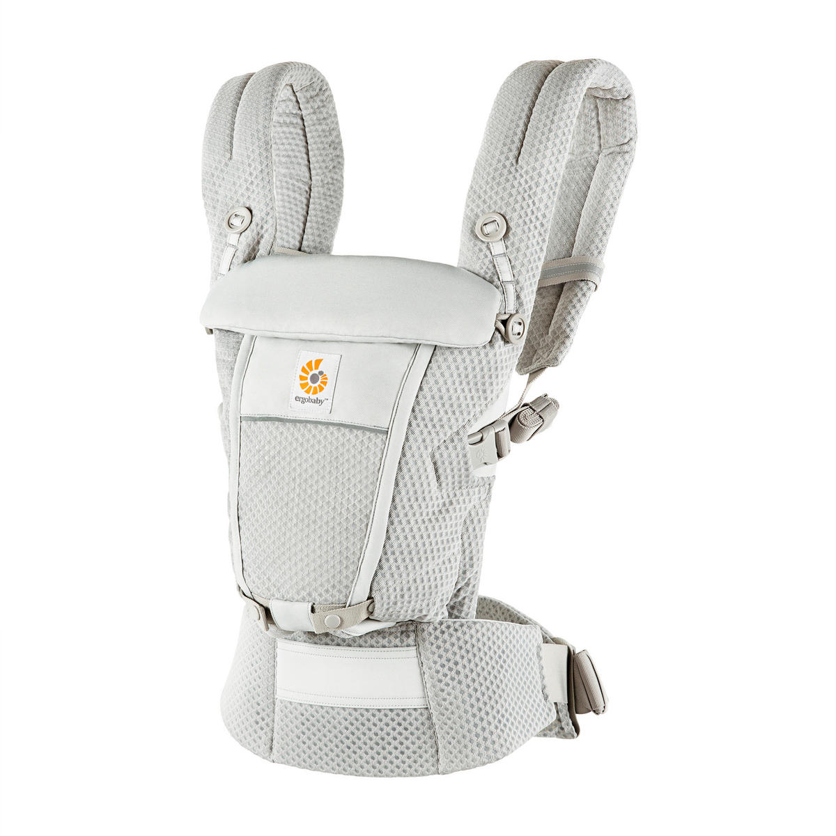 BABYTRAGE Adapt Soft Flex Mesh  - Hellgrau, Basics, Textil (26,8/17/17cm) - Ergo Baby