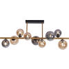 LED-DECKENLEUCHTE 3,5 W    87/30/38 cm  - Goldfarben/Bernsteinfarben, Lifestyle, Glas/Metall (87/30/38cm) - Dieter Knoll