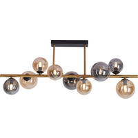 LED-DECKENLEUCHTE 3,5 W    87/30/38 cm  - Goldfarben/Bernsteinfarben, Lifestyle, Glas/Metall (87/30/38cm) - Dieter Knoll